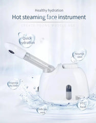 Ozone Facial Steamer – Warm Mist Skin Vaporizer