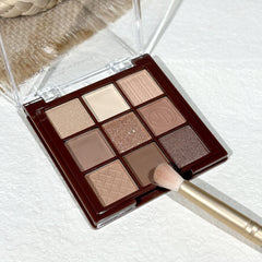 Chocolate Warm Brown Eyeshadow Palette – 9 Shades