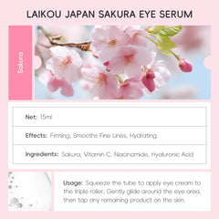 Sakura Hyaluronic Acid Eye Serum – 15ml