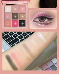 9-Color Dark Punk Eyeshadow Palette