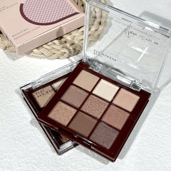 Chocolate Warm Brown Eyeshadow Palette – 9 Shades