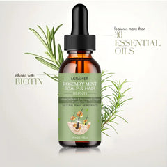 Organic Hair Growth Oil – Peppermint & Rosemary
