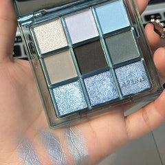 9-Color Dark Punk Eyeshadow Palette