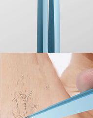 HUAZDS Stainless Steel Eyebrow Tweezers – Colorful Slanted Hair Removal Tool