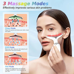 7-Color Anti-Wrinkle Facial & Neck Massager