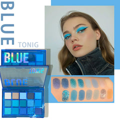 15-Color Eyeshadow Palette – Shimmer & Matte