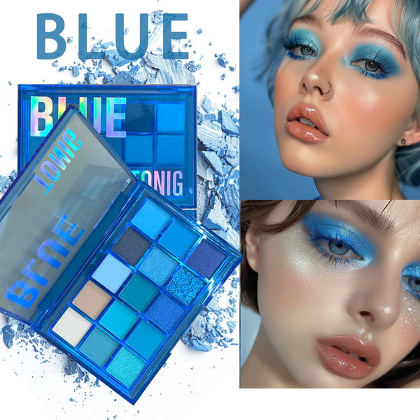 15-Color Eyeshadow Palette – Shimmer & Matte