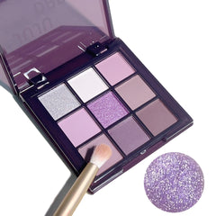 Purple Eyeshadow Palette – 9 Colors