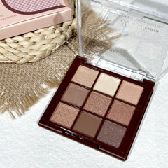 Chocolate Warm Brown Eyeshadow Palette – 9 Shades