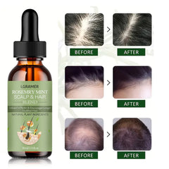 Organic Hair Growth Oil – Peppermint & Rosemary