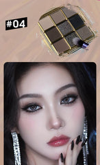 9-Color Dark Punk Eyeshadow Palette