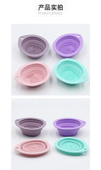 Silicone Makeup Brush & Puff Cleaner Bowl
