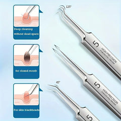 Stainless Steel Blackhead Removal Tool Set