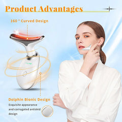 7-Color Anti-Wrinkle Facial & Neck Massager