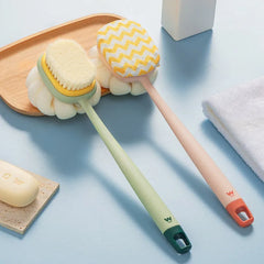 Double-Sided Soft Hair Bath & Back Scrubber