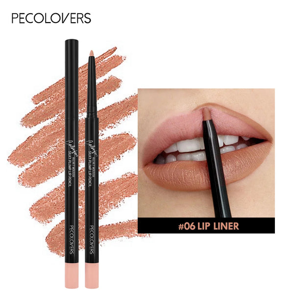 Waterproof Matte Lipliner Pencil – 12 Colors