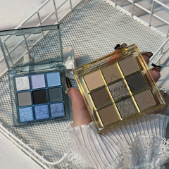 9-Color Dark Punk Eyeshadow Palette