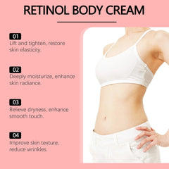 Retinol Firming Body Lotion – Anti-Wrinkle, Cellulite & Skin Tightening Cream