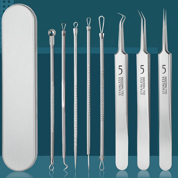 Stainless Steel Blackhead Removal Tool Set