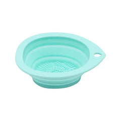 Silicone Makeup Brush & Puff Cleaner Bowl