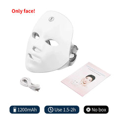 Wireless 7-Color LED Facial & Neck Mask