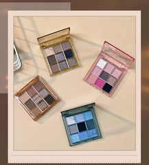 9-Color Dark Punk Eyeshadow Palette