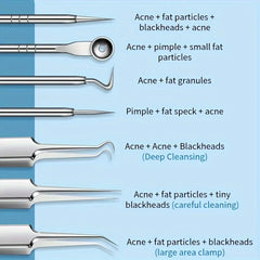 Stainless Steel Blackhead Removal Tool Set