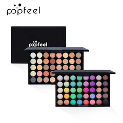 40-Color Eyeshadow Palette – Brown & Pink