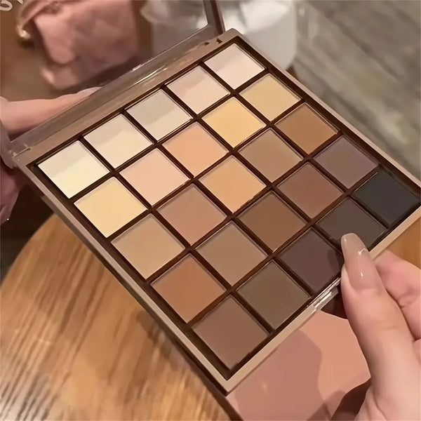 25-Color Matte & Shimmer Eyeshadow Palette