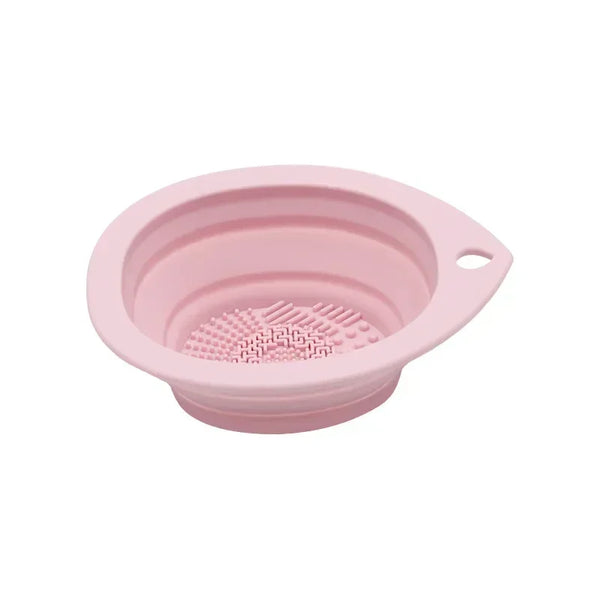 Silicone Makeup Brush & Puff Cleaner Bowl