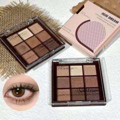 Chocolate Warm Brown Eyeshadow Palette – 9 Shades