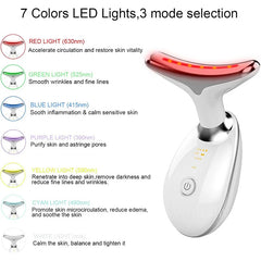 7-Color Anti-Wrinkle Facial & Neck Massager