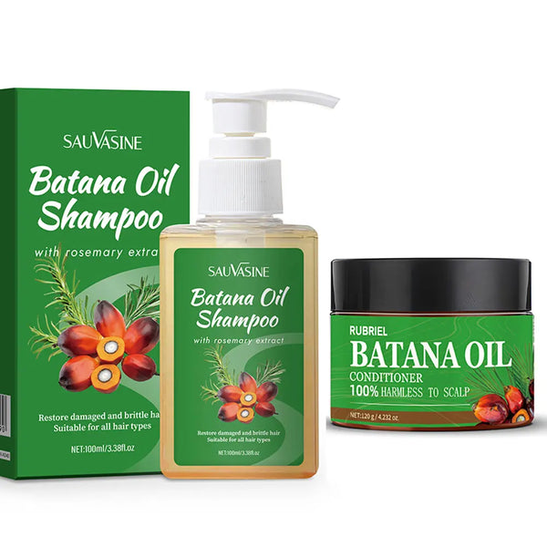 Batana Oil Hair Strengthening Shampoo & Conditioner