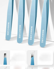 HUAZDS Stainless Steel Eyebrow Tweezers – Colorful Slanted Hair Removal Tool