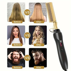 Multi-Functional Electric Hair Comb & Straightener