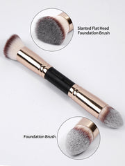 MAANGE 4-Piece Makeup Brush Set with Case