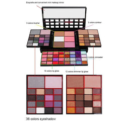 Glitter & Matte Eyeshadow Palette – 40/74/78 Colors