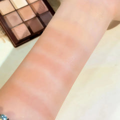 Chocolate Warm Brown Eyeshadow Palette – 9 Shades