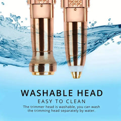 2-in-1 Rechargeable Eyebrow & Facial Hair Razor
