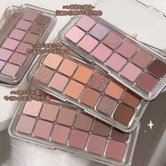 12-Color Matte Eyeshadow Palette – Tea & Apricot