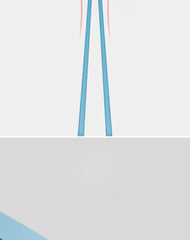 HUAZDS Stainless Steel Eyebrow Tweezers – Colorful Slanted Hair Removal Tool