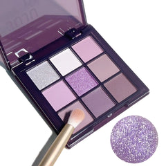 Purple Eyeshadow Palette – 9 Colors