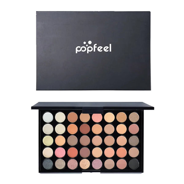 40-Color Eyeshadow Palette – Brown & Pink