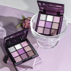 Purple Eyeshadow Palette – 9 Colors