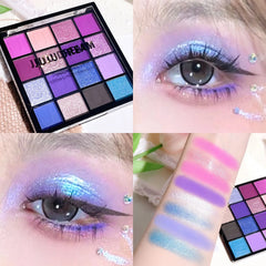 16-Color Eyeshadow Palette – Koi, Mermaid & Forest