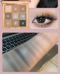 9-Color Dark Punk Eyeshadow Palette