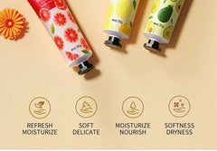 Hand Cream Set (5pcs) – Fruit & Plant Fragrance, Moisturizing & Repairing Lotion