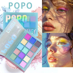 15-Color Eyeshadow Palette – Shimmer & Matte