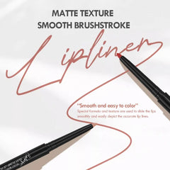 Waterproof Matte Lipliner Pencil – 12 Colors
