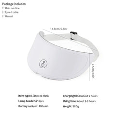 Wireless 7-Color LED Facial & Neck Mask